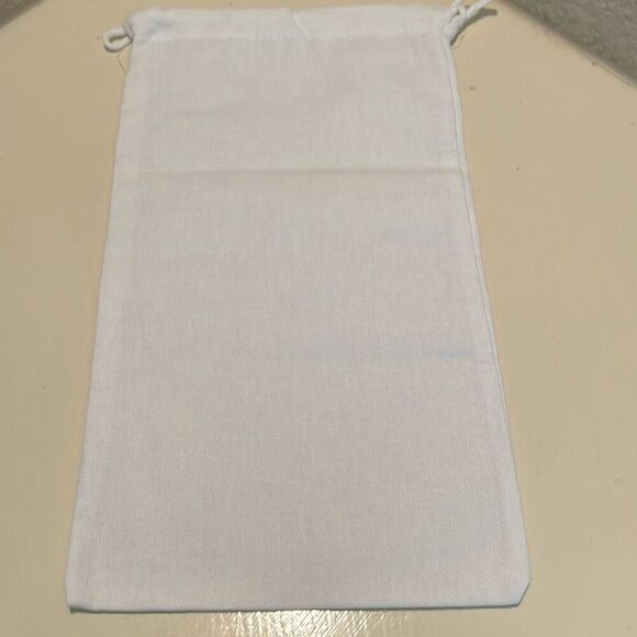 Chloe Drawstring Top Dust Cover Small White With Logo Travel Storage Bag - Picture 2 of 5